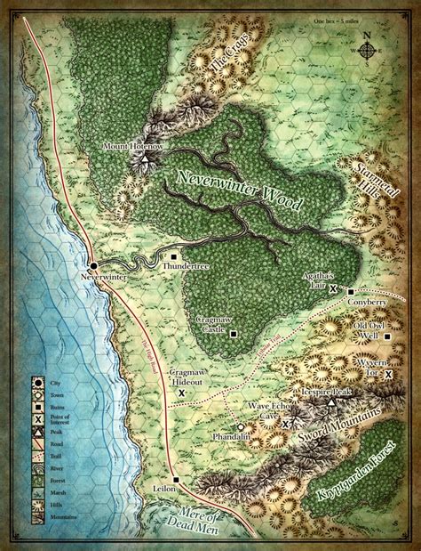 Lost Mines Of Phandelver Printable Maps